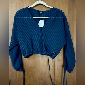 Milk & Honey Adjustable Crop Top NWT